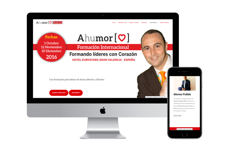Web Formación Valencia Ahumor / Alonso Pulido